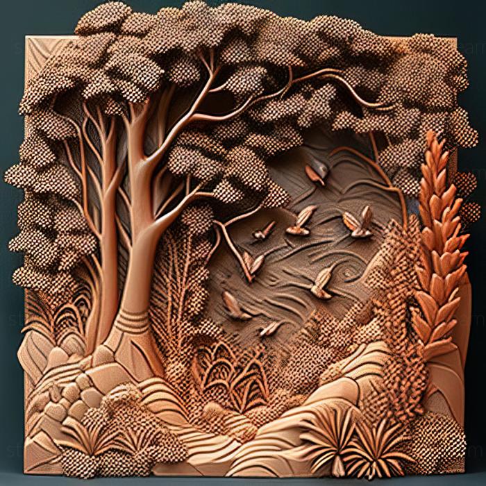 3D model st forest (STL)